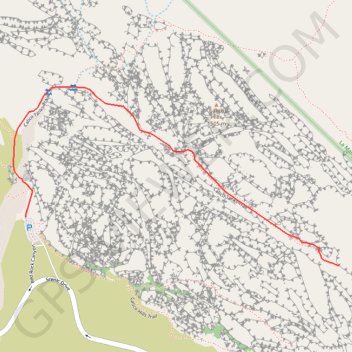 Calico Tanks trail, distance, elevation, map, profile, GPS track