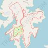 6 mile aerobic base trail, distance, elevation, map, profile, GPS track