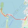 Honeymoon Island trail, distance, elevation, map, profile, GPS track