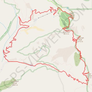Three T's Trail trail, distance, elevation, map, profile, GPS track
