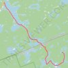 Algonquin Canoe Trip Day 2 trail, distance, elevation, map, profile, GPS track