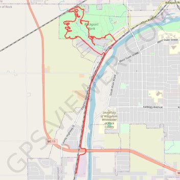 Rockport Park MTB trail, distance, elevation, map, profile, GPS track