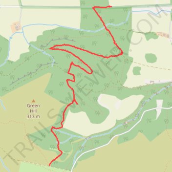 Walk at Maspie Glen area trail, distance, elevation, map, profile, GPS track