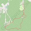 덕유산 칠봉코스 trail, distance, elevation, map, profile, GPS track