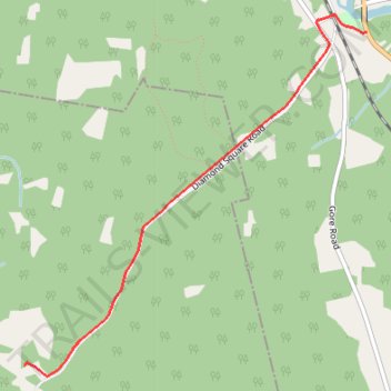 Gravesite of The Peddler trail, distance, elevation, map, profile, GPS track