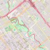 Coyote Creek Trail between Tully Road and William Street trail, distance, elevation, map, profile, GPS track
