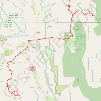 Crooked Creek trail, distance, elevation, map, profile, GPS track