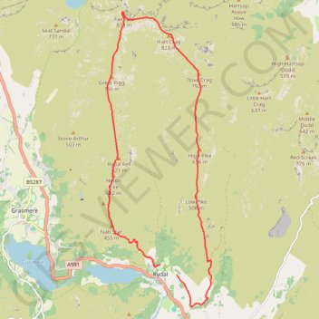 Fairfield Horseshoe Loop trail, distance, elevation, map, profile, GPS track