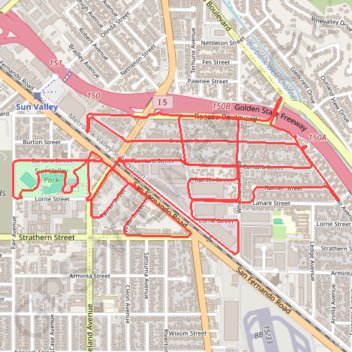 Sun Valley for a few tweaks trail, distance, elevation, map, profile, GPS track