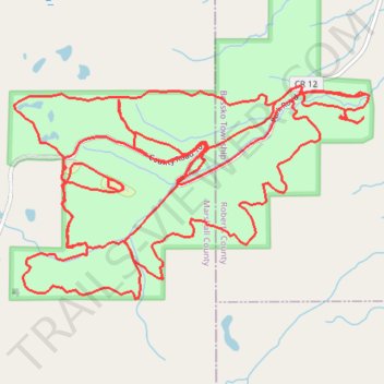 Sica Hollow State Park Loop trail, distance, elevation, map, profile, GPS track
