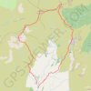 Braich dinas to craig cwm silyn to obelisk and above knife edge, down above slate mineu trail, distance, elevation, map, profile, GPS track