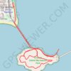 The Granite Island Run trail, distance, elevation, map, profile, GPS track