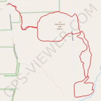 Hammond Hill trails Y7 Y8 trail, distance, elevation, map, profile, GPS track