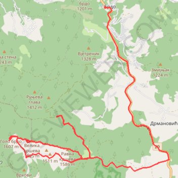 Trenutna trasa: 07 KOL 2018 11:37 trail, distance, elevation, map, profile, GPS track