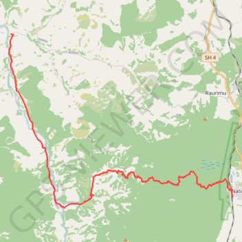 Fishers Track trail, distance, elevation, map, profile, GPS track