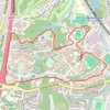 University Sidewalks trail, distance, elevation, map, profile, GPS track