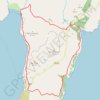 Elgol Halbinsel trail, distance, elevation, map, profile, GPS track