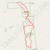 Wednesday Afternoon Crosscountry Skiing trail, distance, elevation, map, profile, GPS track