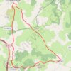 Rando Sud-Larzac Le Caylar - La Couvertoirade trail, distance, elevation, map, profile, GPS track