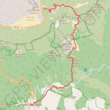 New trail, distance, elevation, map, profile, GPS track