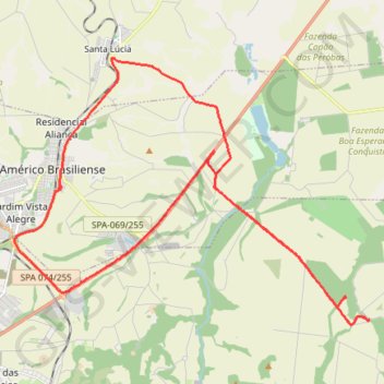 Americo > Corredeira Ripasa: 22.4.23 trail, distance, elevation, map, profile, GPS track