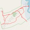 Morning hike at Latham-Whitehurst Nature Park trail, distance, elevation, map, profile, GPS track