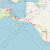 Philip Island - Cape Paterson trail, distance, elevation, map, profile, GPS track