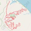 MTB trace @ York River State Park (YRSP) trail, distance, elevation, map, profile, GPS track