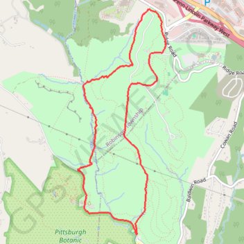 Settlers Cabin Park Loop trail, distance, elevation, map, profile, GPS track