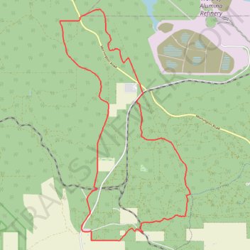 Mornington Road area Mountain Bike Ride trail, distance, elevation, map, profile, GPS track