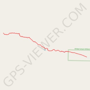 Grapevine Canyon trail, distance, elevation, map, profile, GPS track