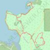 English Camp, Bell Point, Wescott Bay, Young Hill trail, distance, elevation, map, profile, GPS track
