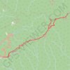 Appalachian Trail : Charlies Bunyon, Mount Kephart and Mount Ambler from Newfound Gap trail, distance, elevation, map, profile, GPS track