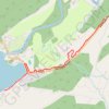 Taymouth Marina to Fort Lodge trail, distance, elevation, map, profile, GPS track