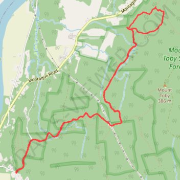 Cave Trails trail, distance, elevation, map, profile, GPS track