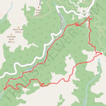 Old Mine, Dipsea and Steep Ravine Trails Loop in Mount Tamalpais State Park trail, distance, elevation, map, profile, GPS track