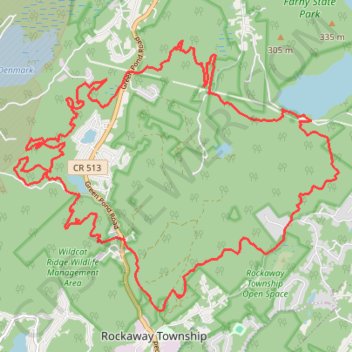 Wildcat Ridge Loop trail, distance, elevation, map, profile, GPS track