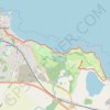 Dunbar Camping & Caravanning site to Tyninghame trail, distance, elevation, map, profile, GPS track