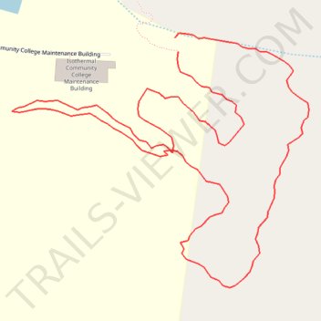ICC (Isothermal Community College) Yellow Trail trail, distance, elevation, map, profile, GPS track