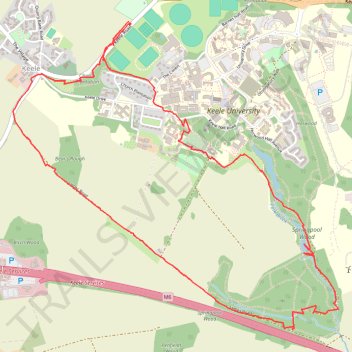 Loop Walk near Memorial Garden trail, distance, elevation, map, profile, GPS track
