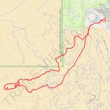Mesa Brown Canyon Loop trail, distance, elevation, map, profile, GPS track