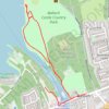 Balloch Castle Country Park trail, distance, elevation, map, profile, GPS track