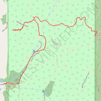 Mitchell Hill via North Trail trail, distance, elevation, map, profile, GPS track