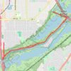 Bike Ride on Minnesota Valley State Trail trail, distance, elevation, map, profile, GPS track