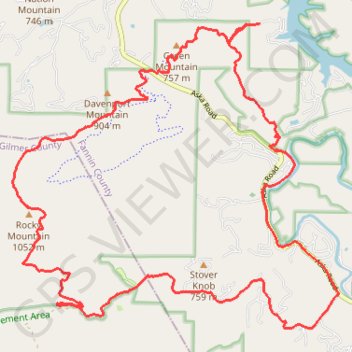 Stanley Gap MTB Loop trail, distance, elevation, map, profile, GPS track