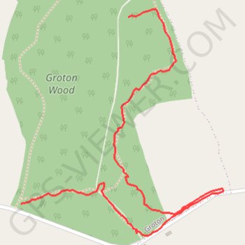 Groton Wood Nature Reserve trail, distance, elevation, map, profile, GPS track