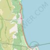 Hyams Beach - Jervis Bay trail, distance, elevation, map, profile, GPS track