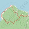 Cape Breton Island - Lowland Cove trail, distance, elevation, map, profile, GPS track