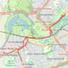 Cycle routes and some on-road Marriott Hotel to Dragonfly Hotel and back trail, distance, elevation, map, profile, GPS track