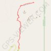 Cathedral Spires Trail in Custer State Park trail, distance, elevation, map, profile, GPS track